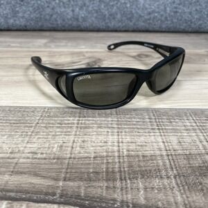 Calcutta Mens Polarized Sunglasses Black Frame/Lenses UV Protection Lookout Fish